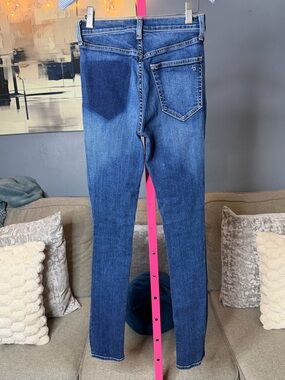 rag & bone Eddy Skinny Jeans Size 25 Medium Wash High Rise Stretch Denim ✨